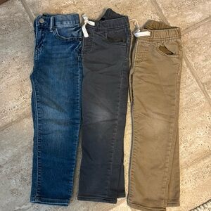 Lot of 3 GAP boys Pants, Size 5